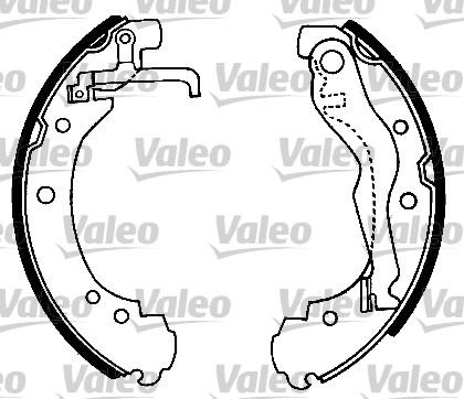 Valeo 553720 - Kit ganasce freno autozon.pro