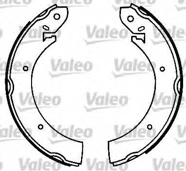 Valeo 554564 - Kit ganasce freno autozon.pro