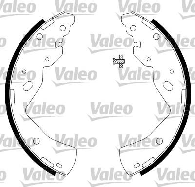 Valeo 564035 - Kit ganasce freno autozon.pro