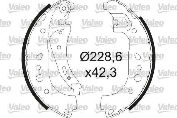 Valeo 564208 - Kit ganasce freno autozon.pro