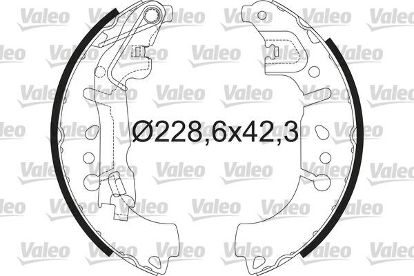 Valeo 564214 - Kit ganasce freno autozon.pro