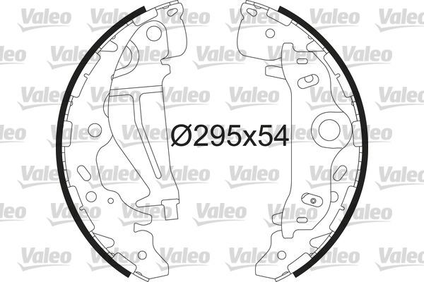 Valeo 564227 - Kit ganasce freno autozon.pro