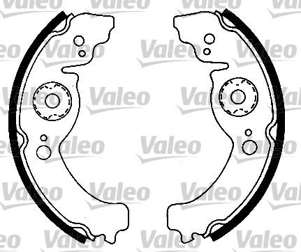 Valeo 562524 - Kit ganasce freno autozon.pro