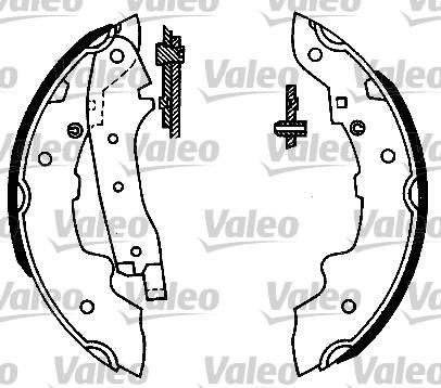 Valeo 562027 - Kit ganasce freno autozon.pro