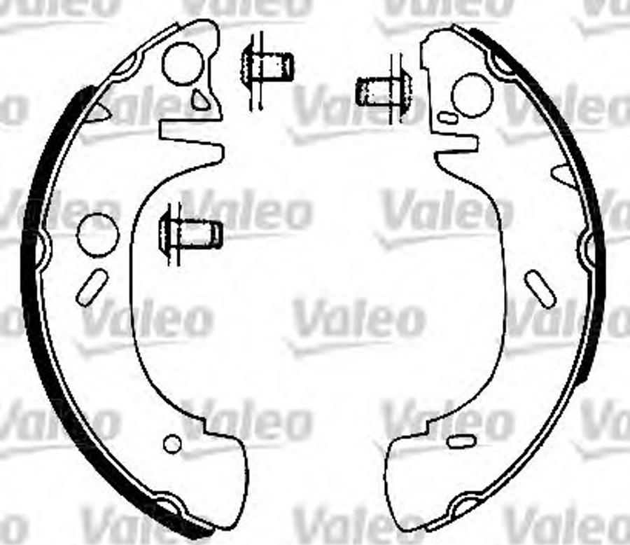 Valeo 562075 - Kit ganasce freno autozon.pro