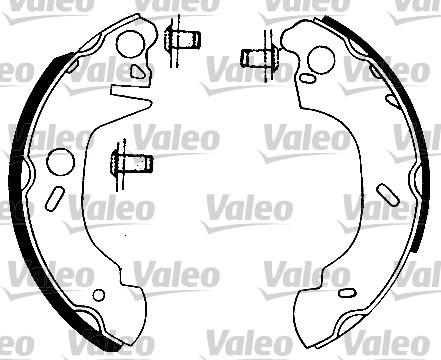 Valeo 562073 - Kit ganasce freno autozon.pro