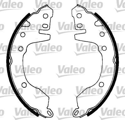 Valeo 562748 - Kit ganasce freno autozon.pro