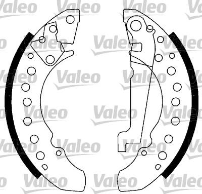 Valeo 562769 - Kit ganasce freno autozon.pro