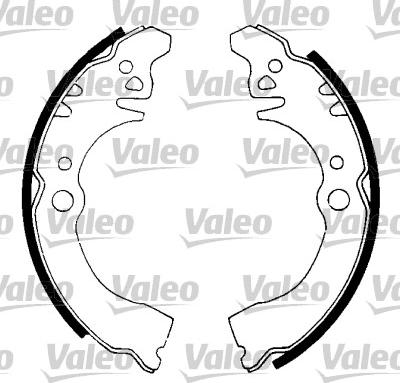 Valeo 562714 - Kit ganasce freno autozon.pro