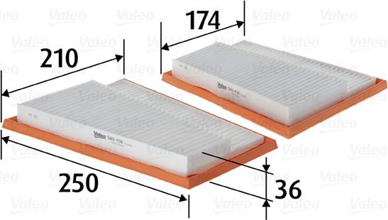 Valeo 585430 - Filtro aria autozon.pro