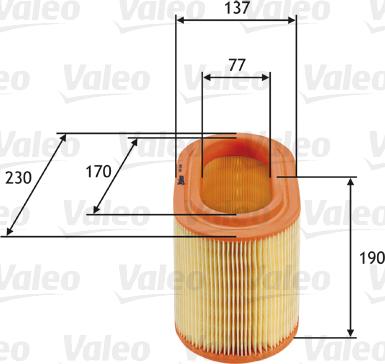 Valeo 585690 - Filtro aria autozon.pro