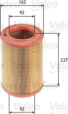 Valeo 585645 - Filtro aria autozon.pro