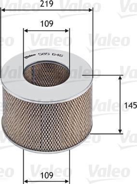 Valeo 585646 - Filtro aria autozon.pro