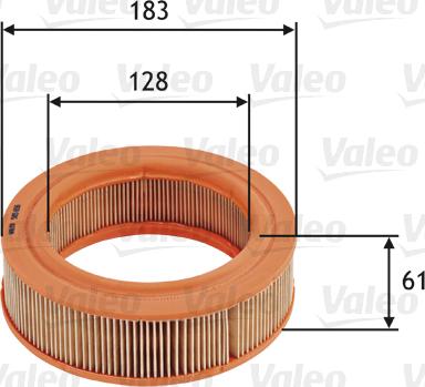 Valeo 585656 - Filtro aria autozon.pro