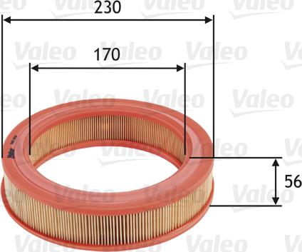 Valeo 585650 - Filtro aria autozon.pro