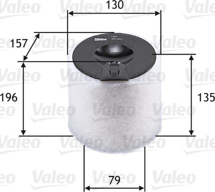 Valeo 585663 - Filtro aria autozon.pro