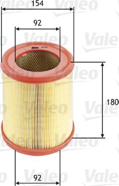 Valeo 585604 - Filtro aria autozon.pro