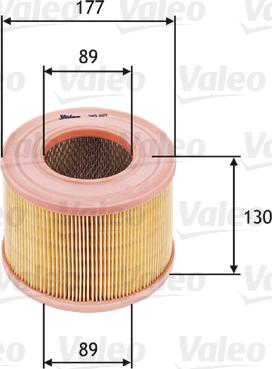 Valeo 585605 - Filtro aria autozon.pro