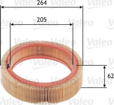 Valeo 585607 - Filtro aria autozon.pro