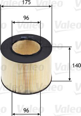 Valeo 585683 - Filtro aria autozon.pro