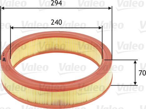 Valeo 585633 - Filtro aria autozon.pro