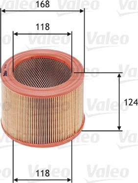 Valeo 585621 - Filtro aria autozon.pro