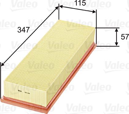 Valeo 585098 - Filtro aria autozon.pro