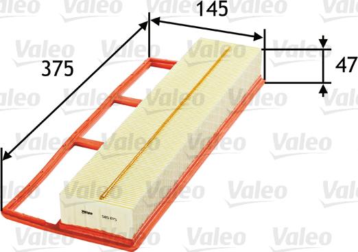 Valeo 585075 - Filtro aria autozon.pro