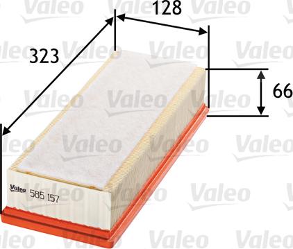 Valeo 585157 - Filtro aria autozon.pro