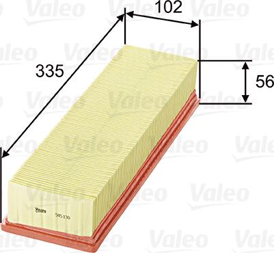 Valeo 585130 - Filtro aria autozon.pro