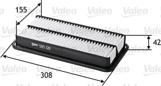 Valeo 585128 - Filtro aria autozon.pro