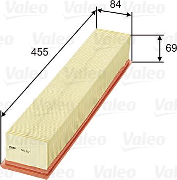 Valeo 585312 - Filtro aria autozon.pro