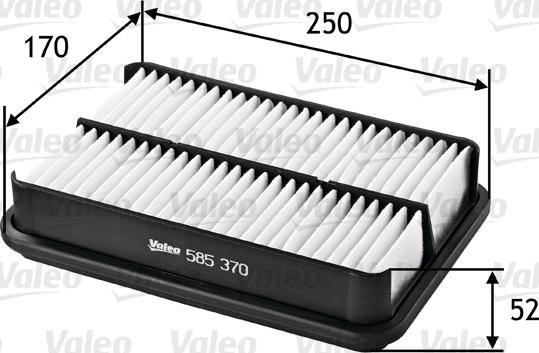 Valeo 585370 - Filtro aria autozon.pro