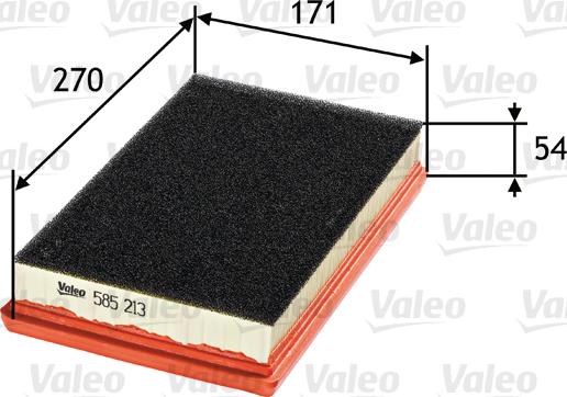 Valeo 585213 - Filtro aria autozon.pro