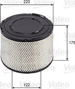 Valeo 585744 - Filtro aria autozon.pro