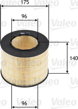 Valeo 585714 - Filtro aria autozon.pro