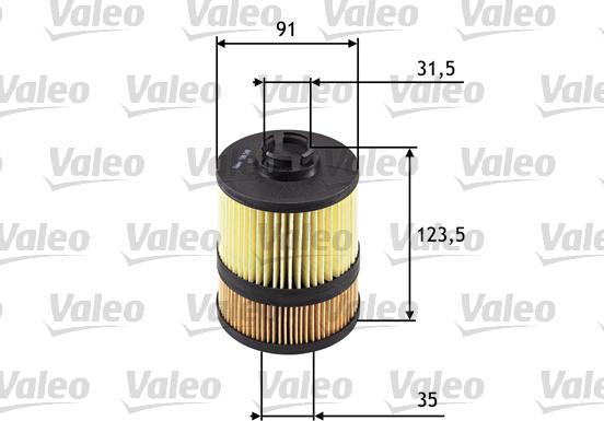 Valeo 586549 - Filtro olio autozon.pro