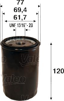 Valeo 586099 - Filtro olio autozon.pro