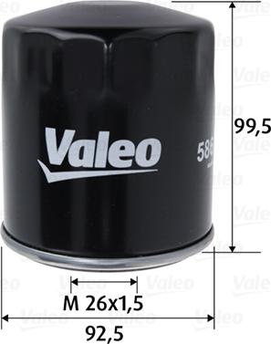 Valeo 586152 - Filtro olio autozon.pro