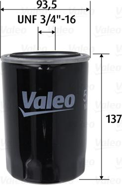 Valeo 586101 - Filtro olio autozon.pro