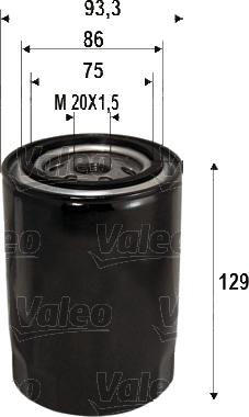 Valeo 586116 - Filtro olio autozon.pro