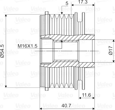 Valeo 588026 - Puleggia cinghia, Alternatore autozon.pro