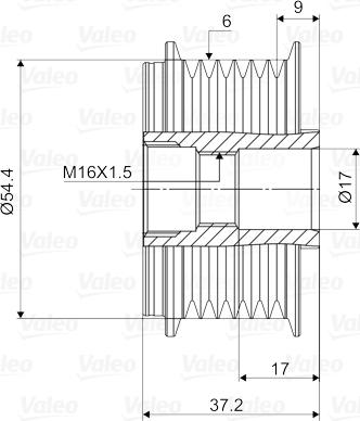 Valeo 588103 - Puleggia cinghia, Alternatore autozon.pro