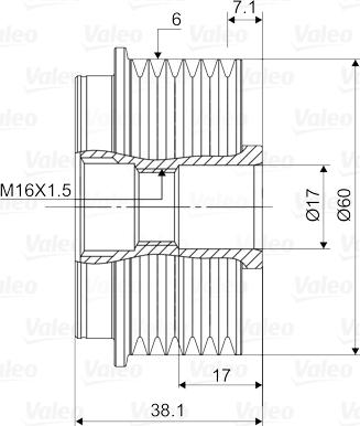 Valeo 588116 - Puleggia cinghia, Alternatore autozon.pro