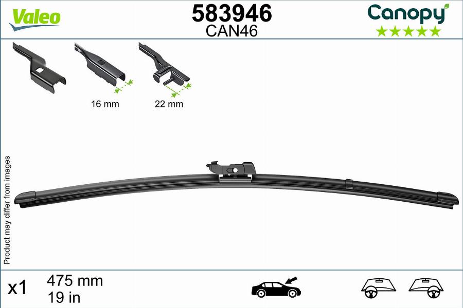 Valeo 583946 - Spazzola tergi autozon.pro