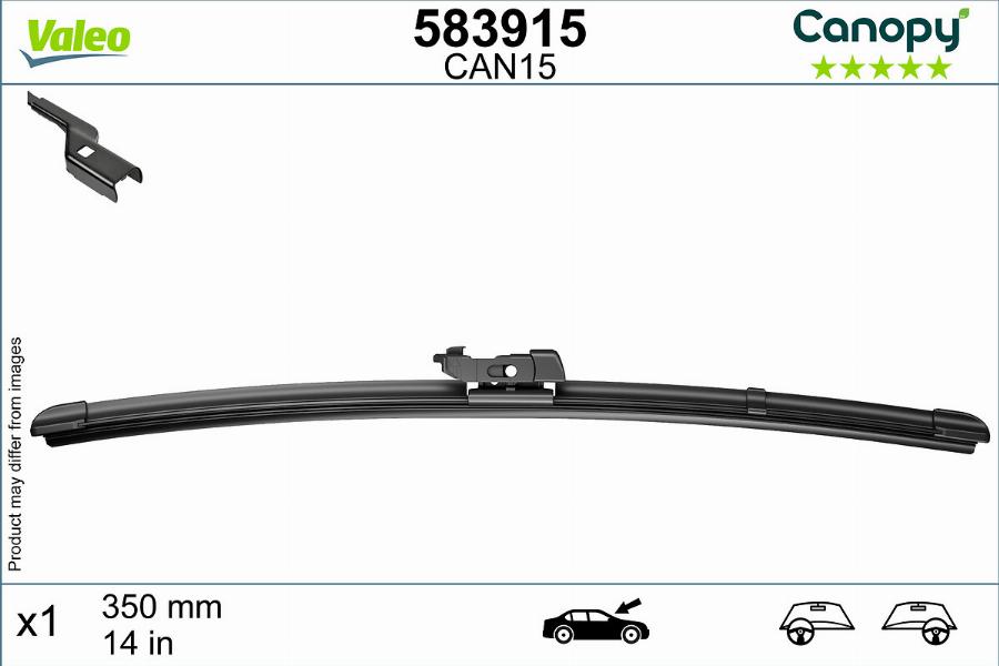 Valeo 583915 - Spazzola tergi autozon.pro