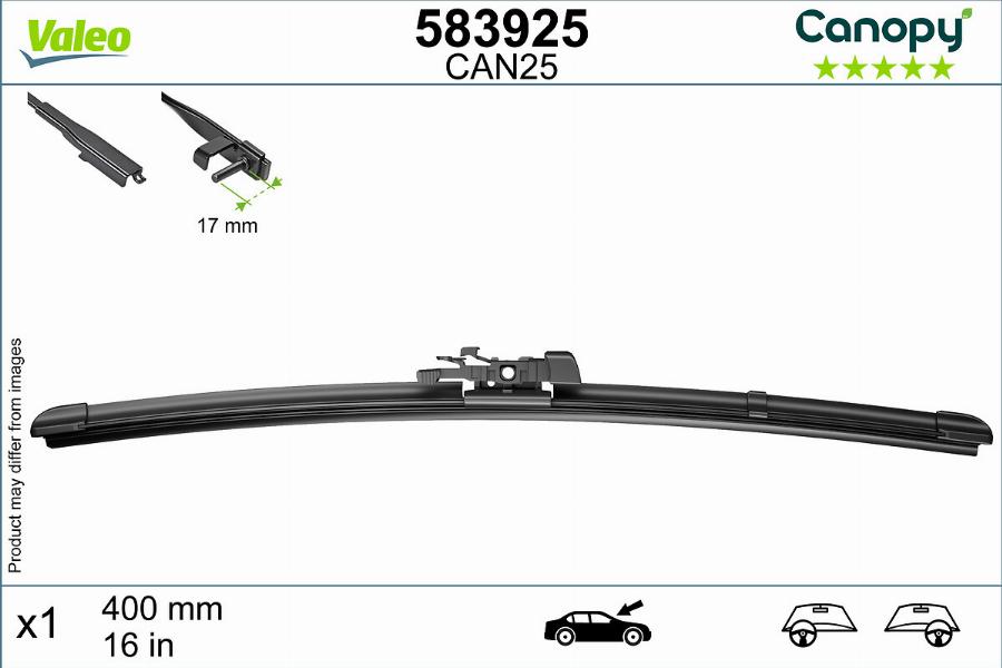 Valeo 583925 - Spazzola tergi autozon.pro