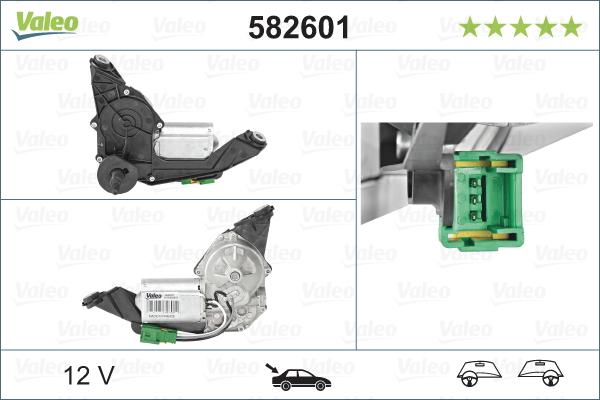 Valeo 582601 - Motore tergicristallo autozon.pro