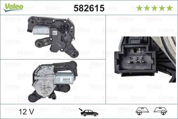 Valeo 582615 - Motore tergicristallo autozon.pro