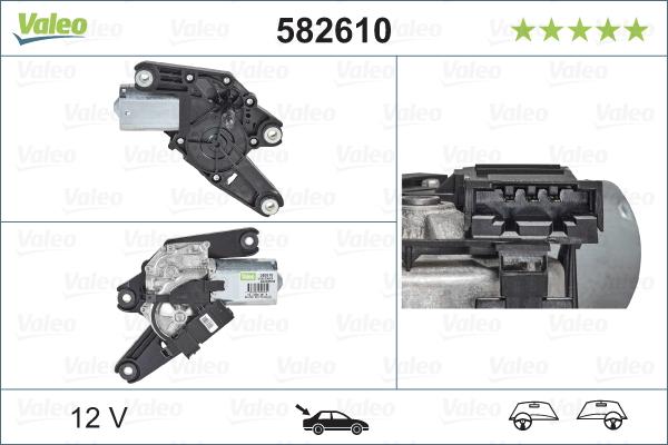 Valeo 582610 - Motore tergicristallo autozon.pro